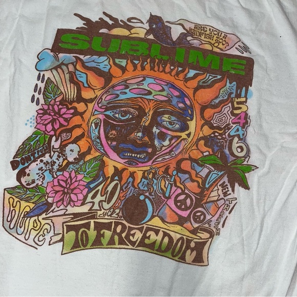 Sublime vintage retro hope to freedom t-shirt large L - Picture 4 of 4